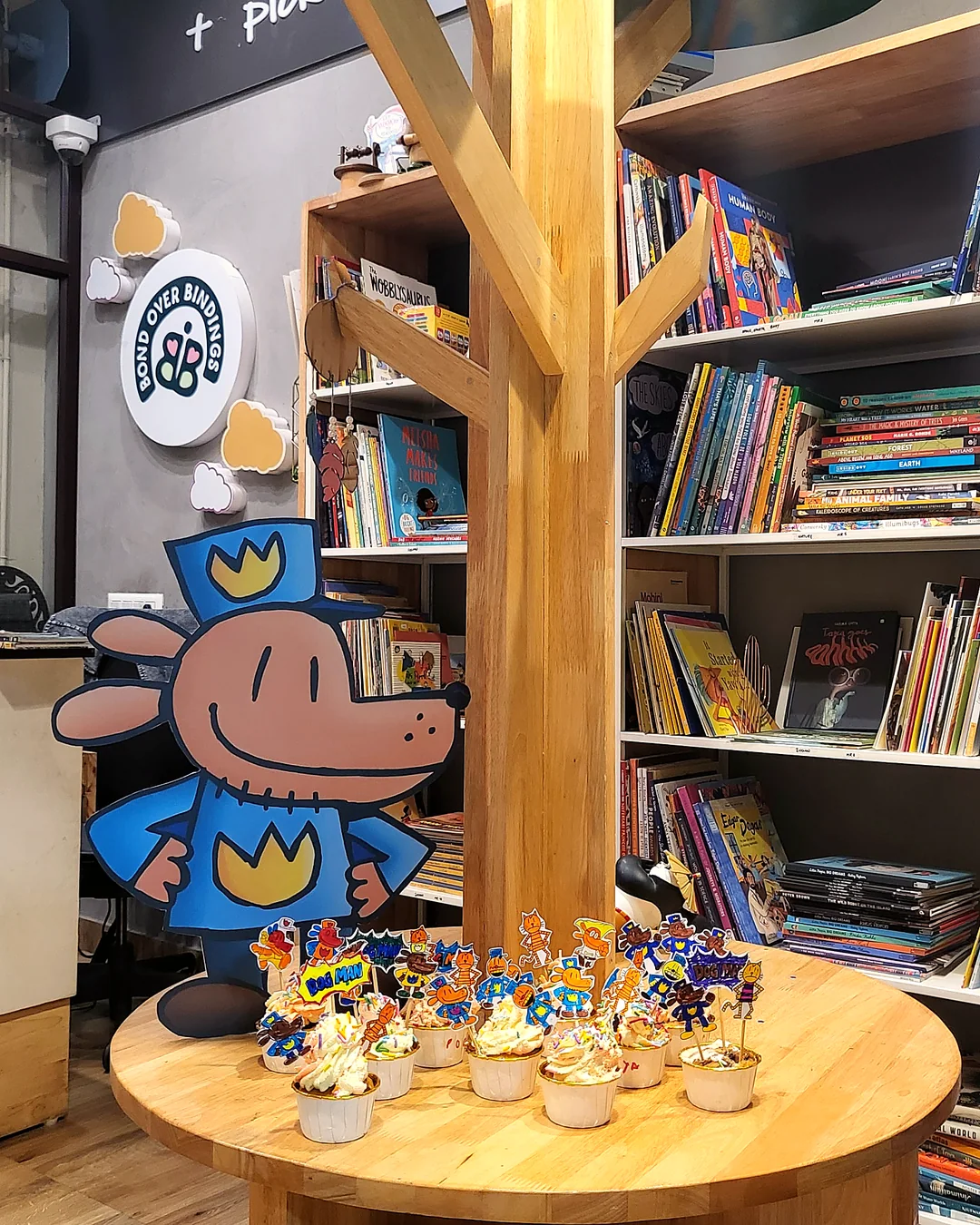 Themed birthday setup at BOB