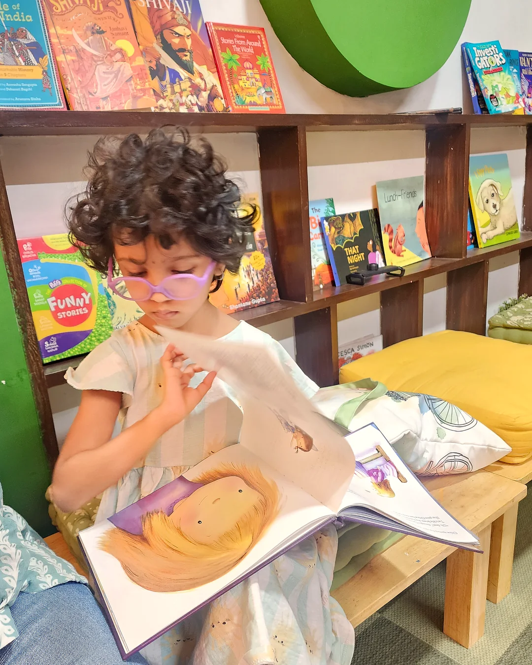 Reading nook moment